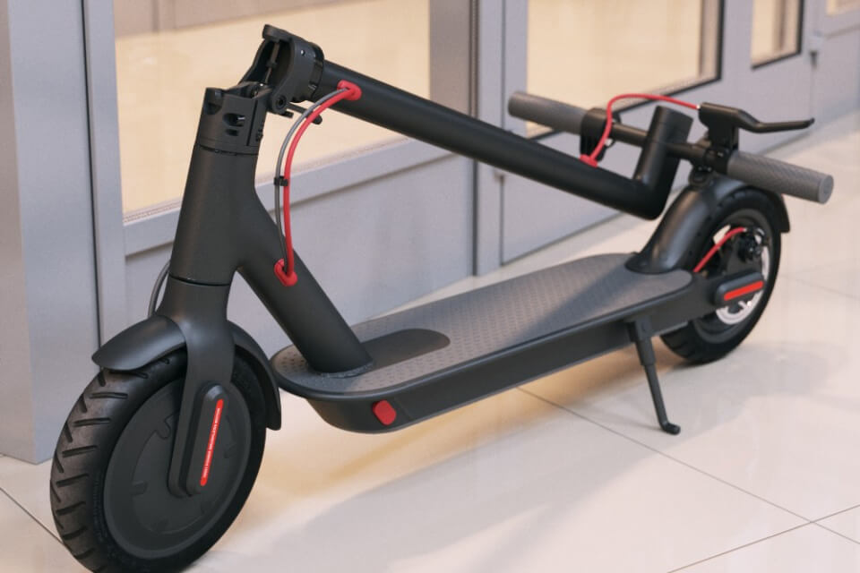 Scooter électrique pliable