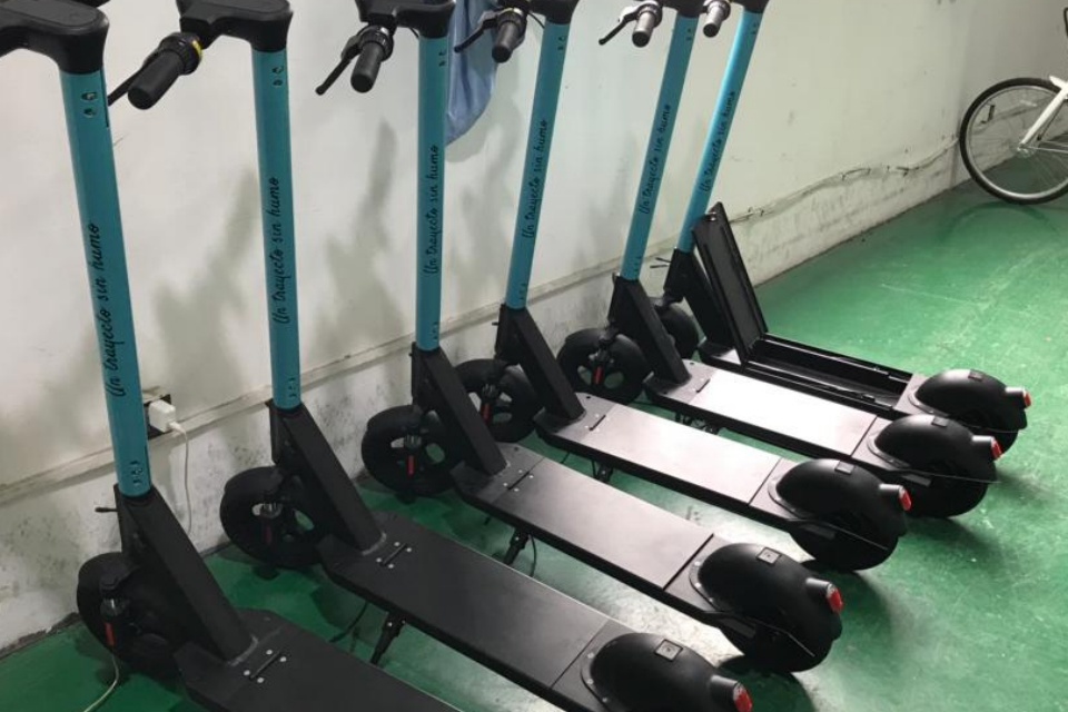 Deling af scooter
