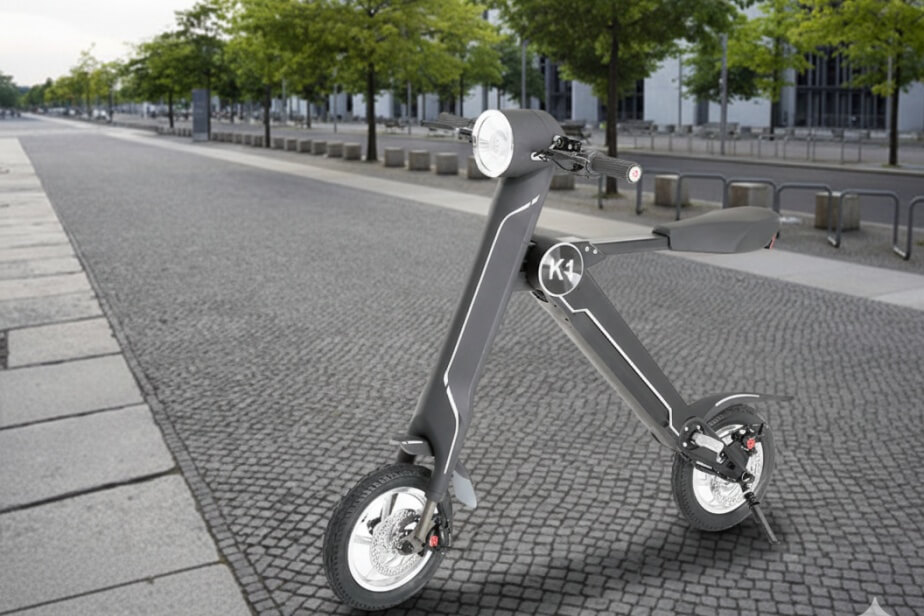 Opvouwbare elektrische scooter