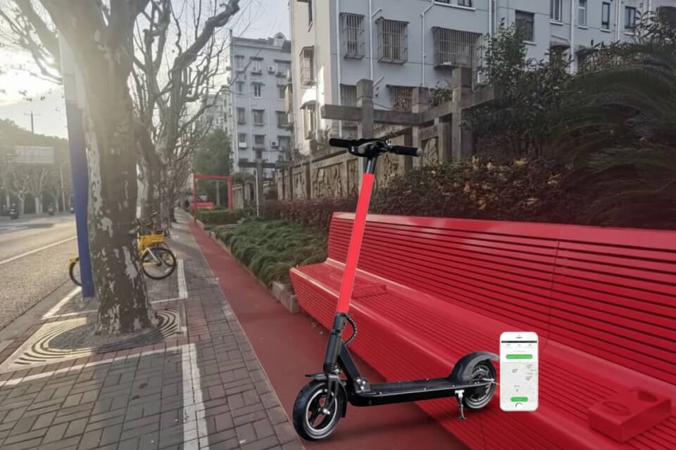 Deling af scooter